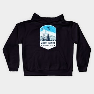 Ski Mount Rainier National Park - South Face Kids Hoodie